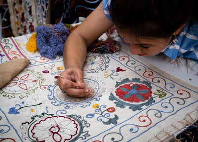 The World of Suzani Hand-Embroidery in India