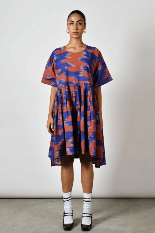 Summer Ikat Dover (Terracotta)