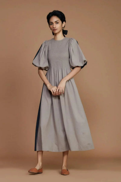 Reversible Mirage Dress - Charcoal & Grey - L (UK 12)