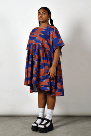 Summer Ikat Dover (Terracotta)