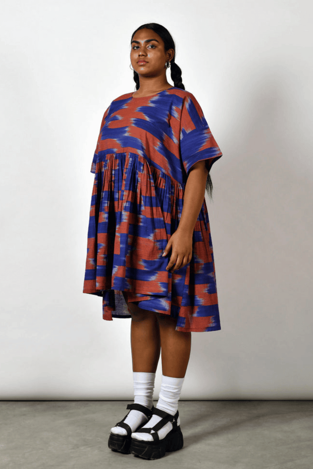 Summer Ikat Dover (Terracotta)