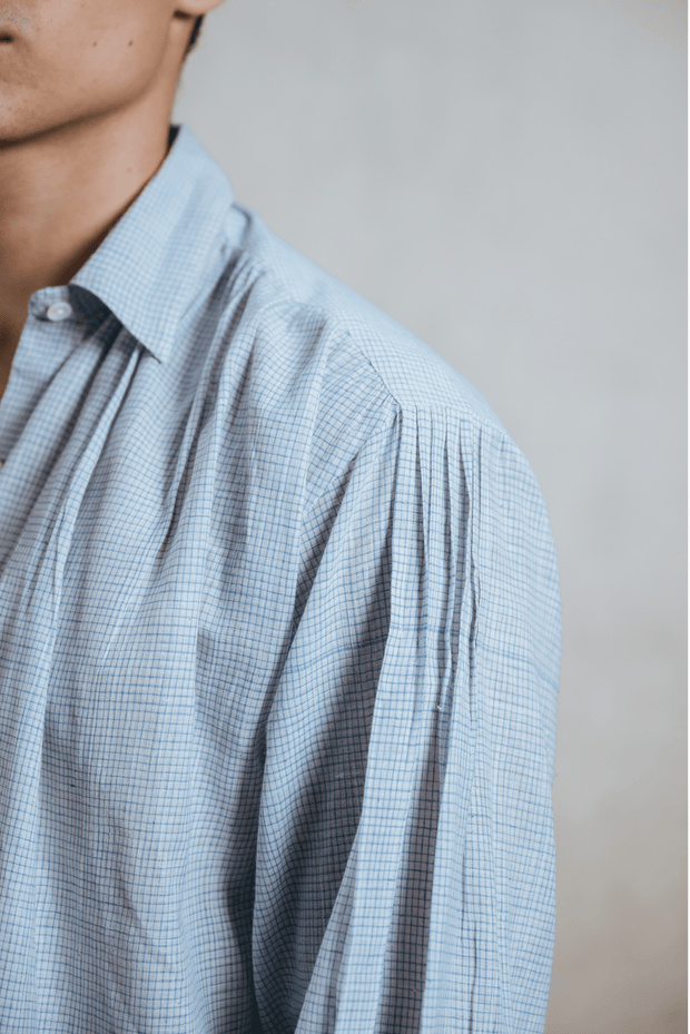 Malli Blue Checkered Shirt