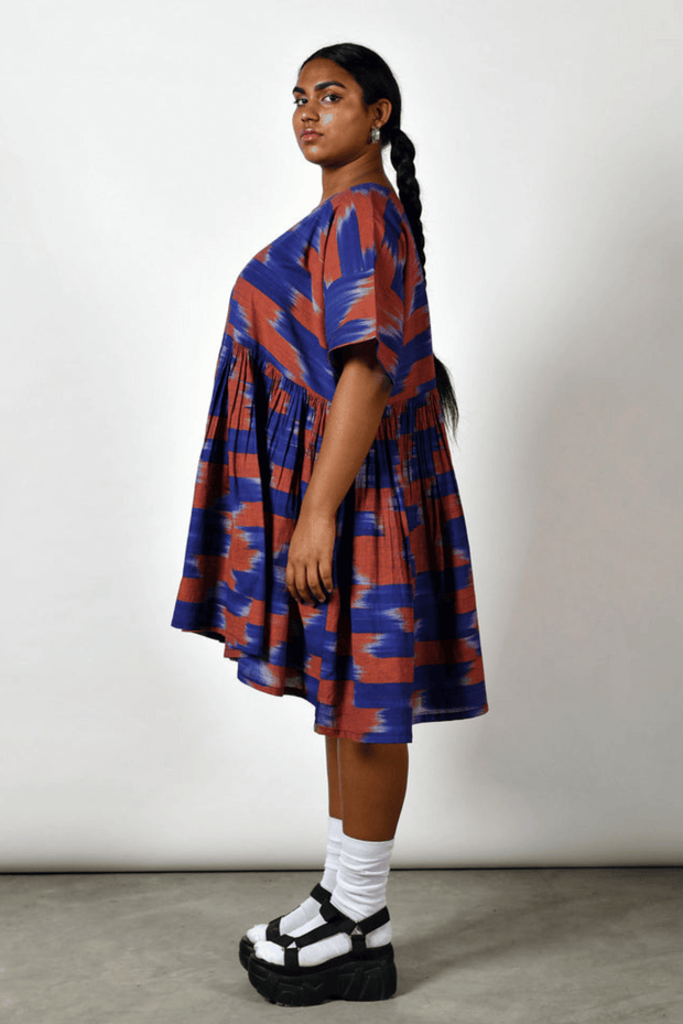 Summer Ikat Dover (Terracotta)