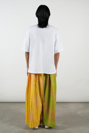 Half & Half Kickback Pants (Lime & Lemon)