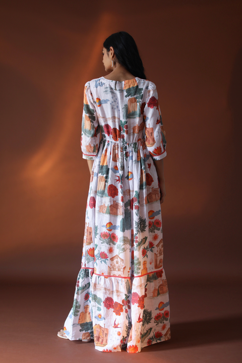 Elara Maxi Dress - Size M & L (UK 10 & 12 )