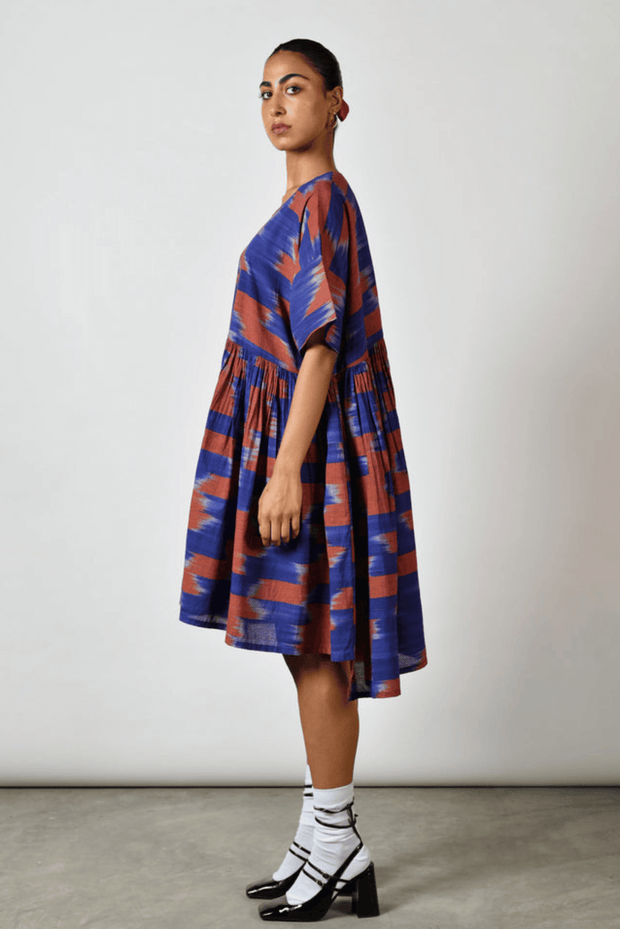 Summer Ikat Dover (Terracotta)