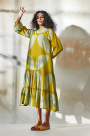 Lime Time Midi Dress - Size L (UK 12)