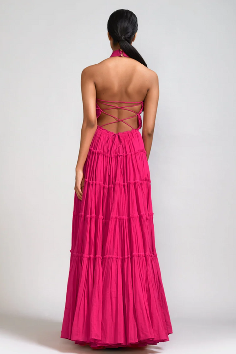 Backless Tiered Gown (+ colours)