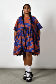 Summer Ikat Dover (Terracotta)