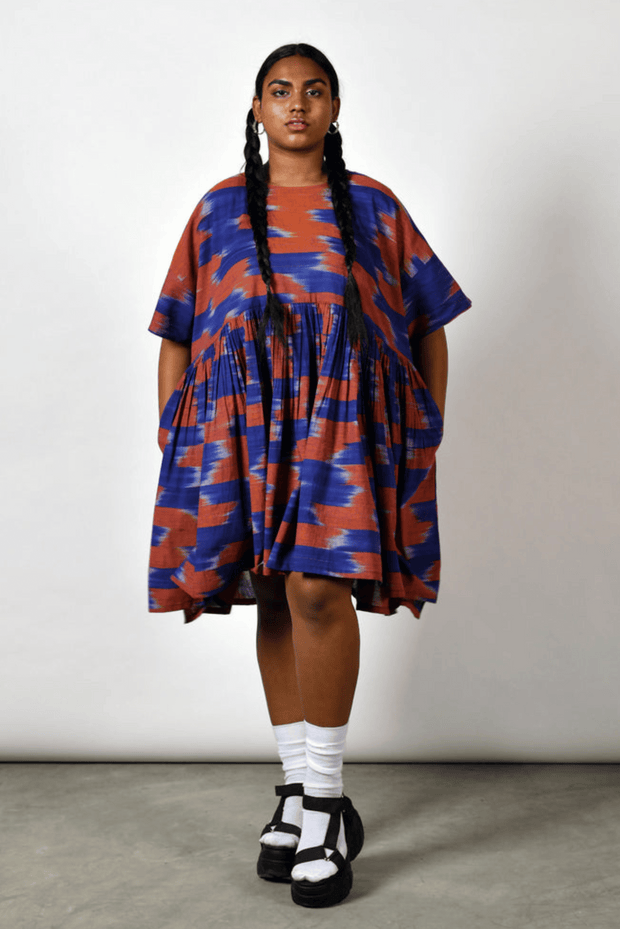 Summer Ikat Dover (Terracotta)