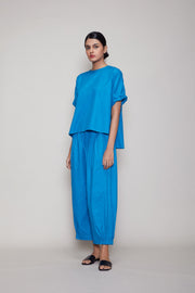 Ekin Top & Trouser Set in Blue - XL (UK 14)