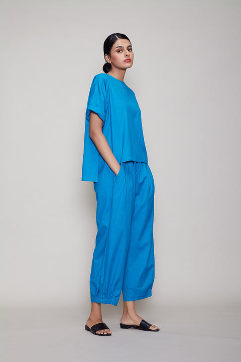 Ekin Top & Trouser Set in Blue - XL (UK 14)