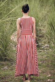 cotton dress sustainable brand stripy