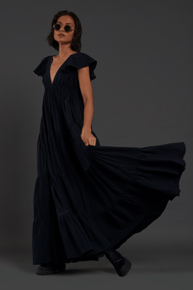 Raasta V-Neck Gown (+ colours)