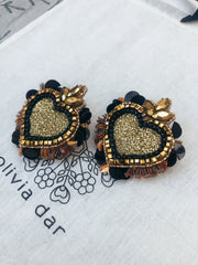 Black and Gold Noto Earrings