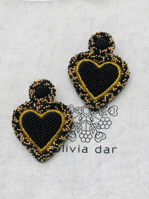 Black & Gold Alghero Earrings