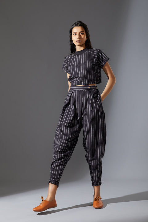 On Location Ribbed Top & Trouser Set