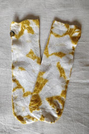 Hand-Dyed Marigold Socks